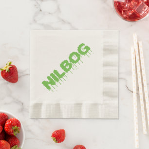Nilbog Troll 2 Horror Movie Coinntail Napkin Serviette