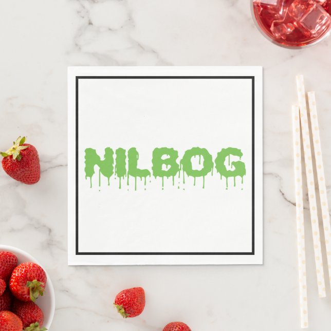 Nilbog Troll 2 Horror Movie Luncheon Napkin Serviette (Beispiel)