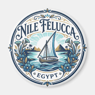 Nile-Felucca-Fahrt, Assuan Ägypten Magnet