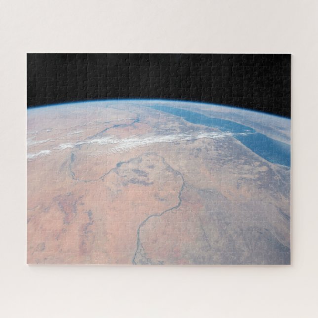 Nile River Winding Northward neben dem Roten Meer (Horizontal)