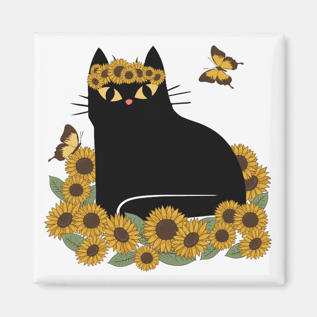 Nilkatze Magnet (Vorne)