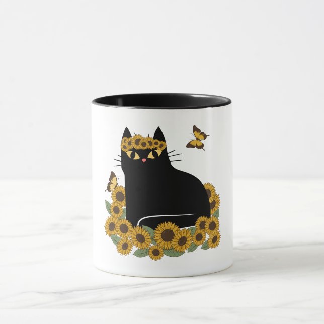 Nilkatze Tasse (Zentrum)
