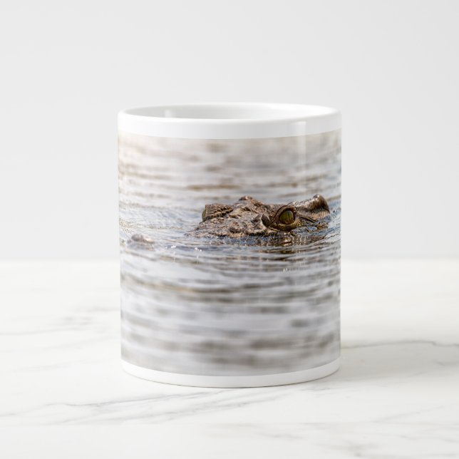 Nilkrokodil Jumbo-Tasse (Vorderseite)