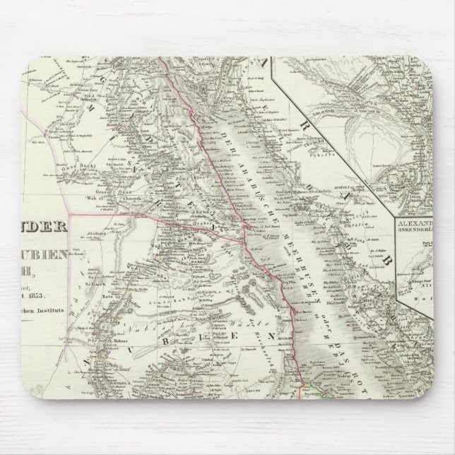 Nillander - Der Nil, Afrika Mousepad (Vorne)