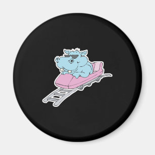 Nilpferd des Untersetzer Magnet