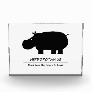 Nilpferd Fotoblock
