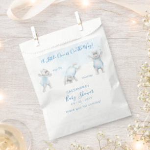 Nilpferd-Salto-Baby-Party für Jungen Geschenktütchen