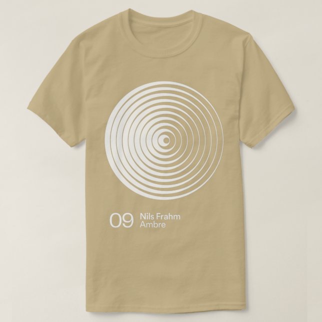 Nils Frahm Ambre  T-Shirt (Design vorne)