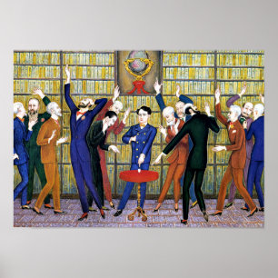 Nils von Dardel - Das Ei des Columbus Poster