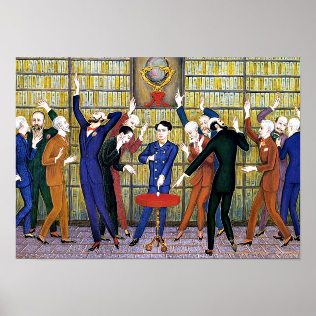 Nils von Dardel - Das Ei des Columbus Poster (Vorne)