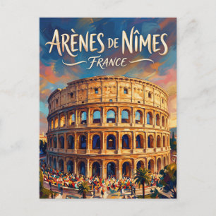 Nîmes Arena Frankreich Postkarte