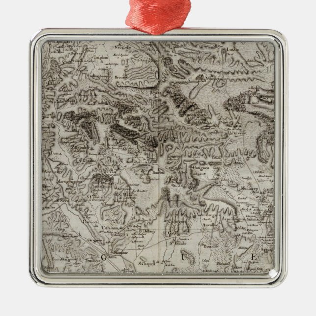 Nîmes Silbernes Ornament (Vorne)