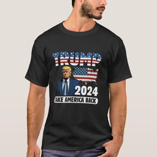 Nimm Amerika zurück Trump T Shirt (Vorderseite)