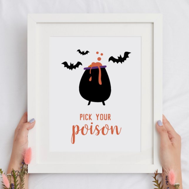Nimm dein Gift. Niedliches Halloween-Party Poster (Von Creator hochgeladen)