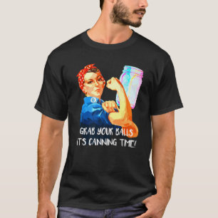 Nimm deine Bälle! Es ist Konservenzeit! Sonnenein T-Shirt
