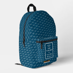 Nimm Deine Medikamente Und Du Wirst Ruhig Sein Bedruckter Rucksack