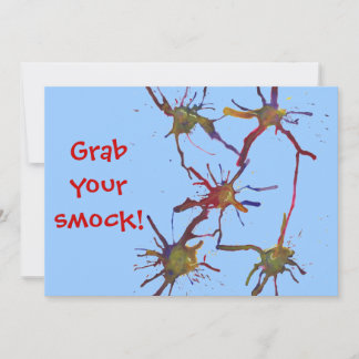 Nimm deinen Smock! Einladungen zum Geburtstag