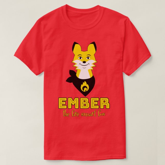 Nimm den Fire Smart Fox Canada ein T-Shirt (Design vorne)