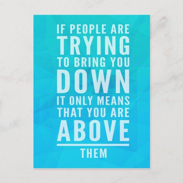 Nimm dich runter postkarte (Vorderseite)