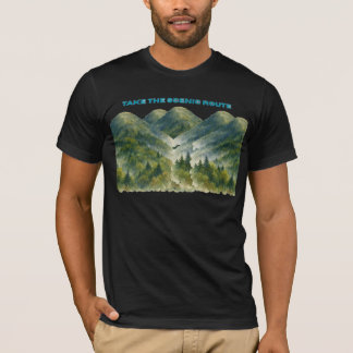 Nimm die landschaftlich reizvolle Route – Mountain T-Shirt