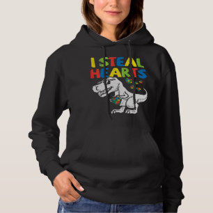 Nimm diese niedliche ich stehle Herz Trex Dinosaur Hoodie