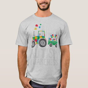 Nimm diesen niedlichen Traktor Autismus Awareness T-Shirt