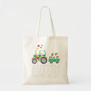 Nimm diesen niedlichen Traktor Autismus Awareness  Tragetasche