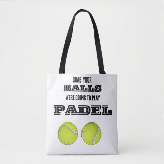 Nimm dir die Bälle, ich wollte Pdel-Tasse spielen Tasche
