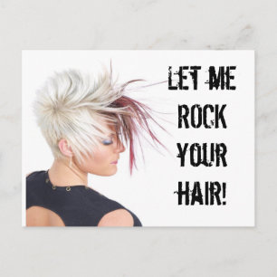 Nimm dir die Haare!!! Postkarte