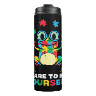 Nimm dir diesen niedlichen Puzzle Frog, um selbst  Thermosbecher