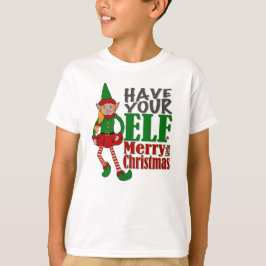 Nimm dir ein fröhliches Weihnachtsfest - ein Elf d T-Shirt