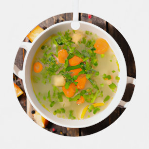 Nimm dir Weihnachten aus der Suppenzeit   Funny So Ornament Aus Metall