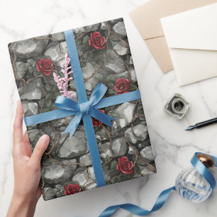 Nimm dir Zeit, die Rosenziegel-Hochzeit zu riechen Geschenkpapier