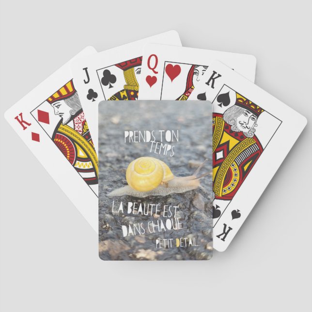 "Nimm dir Zeit..." Spielkarten (Rückseite)
