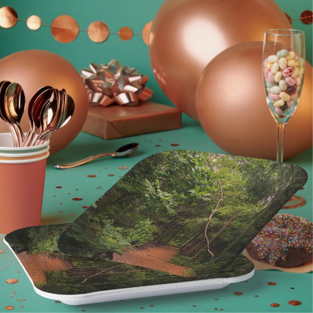 Nimm eine Wanderung! Geschenkidee Pappteller (Multi)