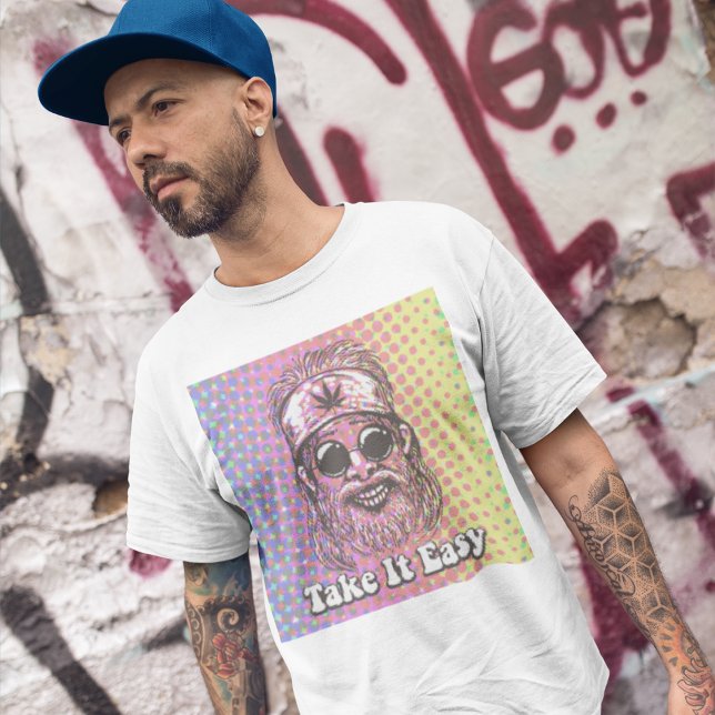 Nimm es leicht Hippie T - Shirt (Von Creator hochgeladen)