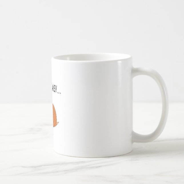 Nimm es leicht Niedlichen Cartoon Snail Kaffeetasse (Rechts)