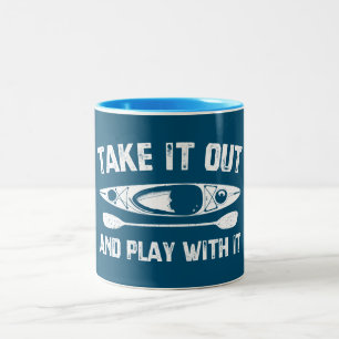 Nimm es raus und spiel damit Kayak Zweifarbige Tasse