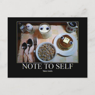 Nimm Meds! Postkarte! Postkarte