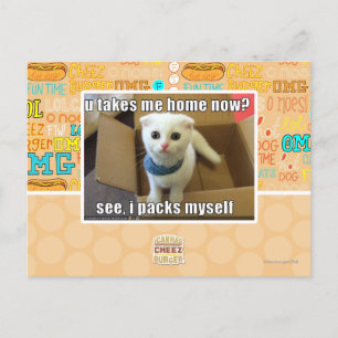 Nimm mich jetzt Zuhause? Postkarte