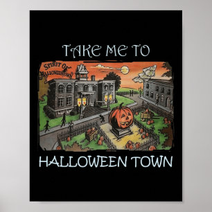 Nimm mich zu Halloween-Kostüm Poster