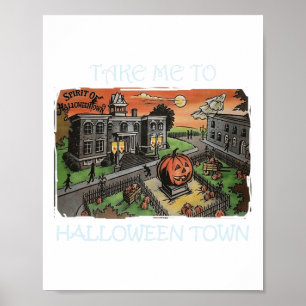 Nimm mich zu Halloween-Kostüm Poster