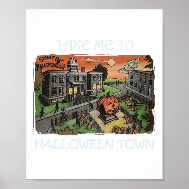 Nimm mich zu Halloween-Kostüm Poster (Vorne)