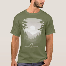 Nimm mich zum Grafischen Waldnebel der Berge T-Shirt