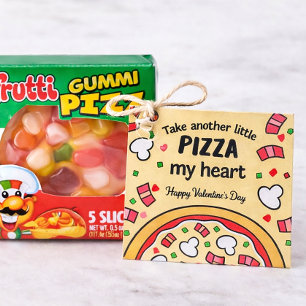 Nimm noch ein wenig PIZZA mein Herz Gefälligkeitst Geschenkanhänger
