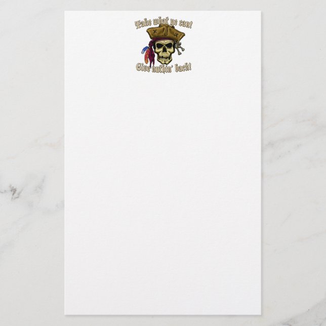 Nimm, was du kannst.. briefpapier (Vorderseite)