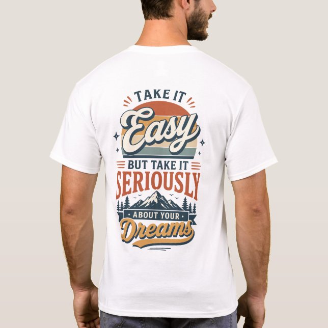 Nimm's leicht T-Shirt (Rückseite)