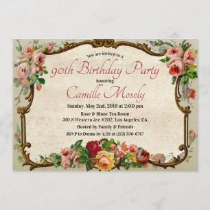 N'IMPORTE QUEL ÂGE - Invitation à l'anniversaire d