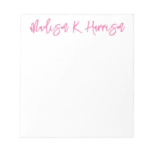 N'Importe Quel Bloc-notes de nom de script manuscr