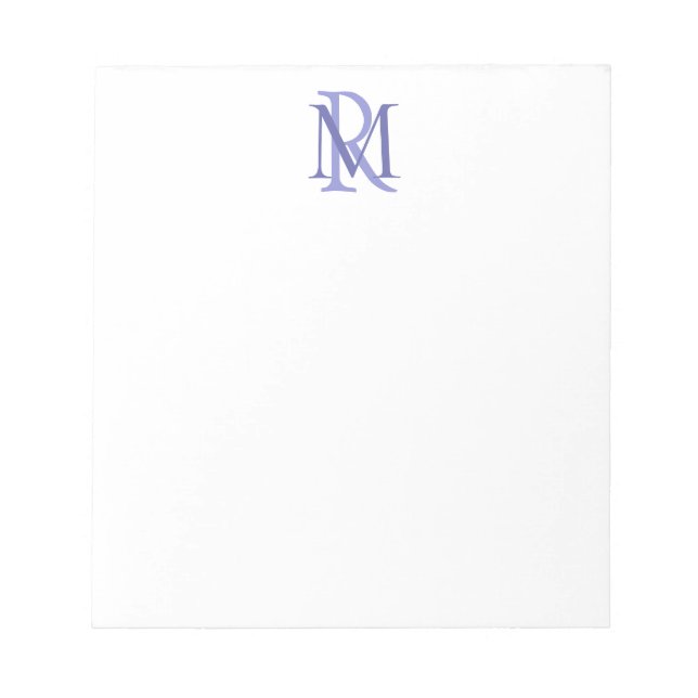N'Importe Quel Bloc-notes Monogramme D'Initiales E (Devant)